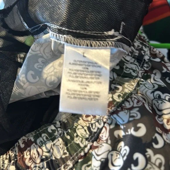 Paul Smith green Monkey faces Swim Trunks. Size Large
